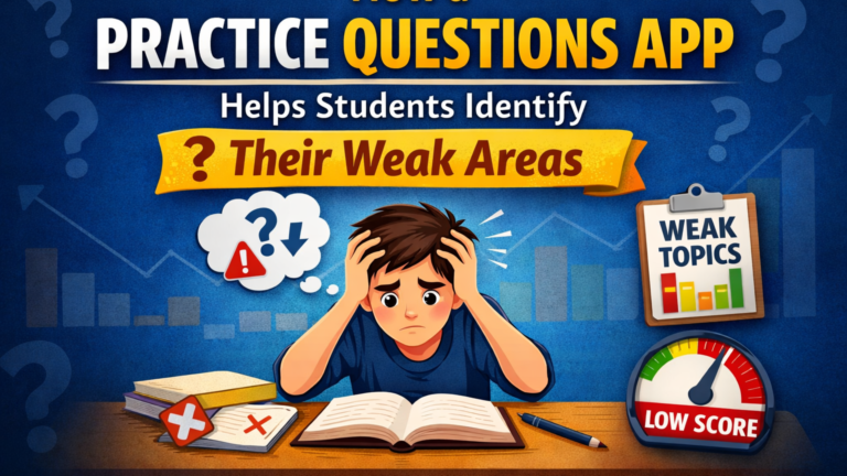 How a Practice Questions App Helps Students Identify Their Weak Areas