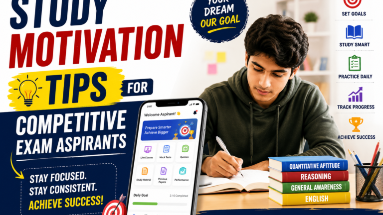 Study Motivation Tips for Competitive Exam Aspirants